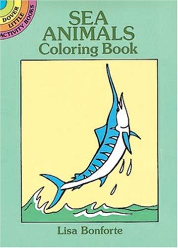 Cover for Sea Animals Coloring Book