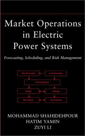 Cover for Market operations in electric power systems