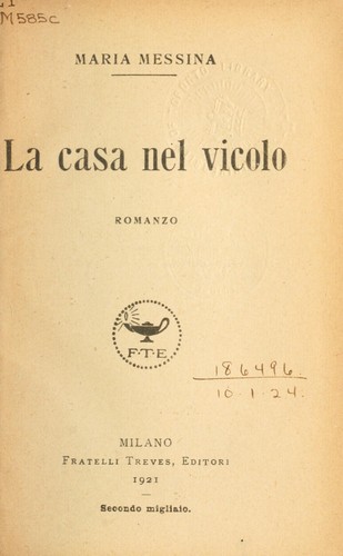 Cover for La casa nel vicolo