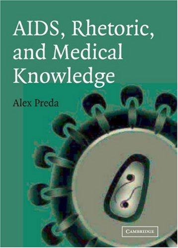 Cover for AIDS, Rhetoric, and Medical Knowledge