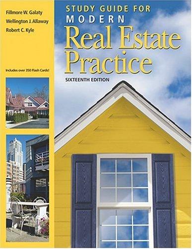 Cover for Study Guide for Modern Real Estate Practice