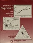 Cover for The nature of magmatism in the Appalachian orogen