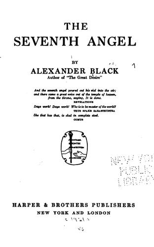 Cover for The seventh angel