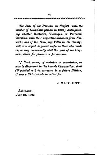 Cover for The Norfolk and Norwich remembrancer and vade-mecum [by J. Matchett].