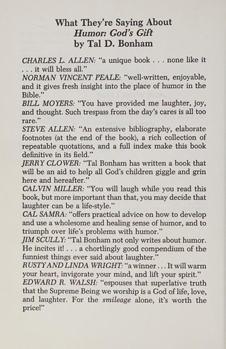 Cover for Humor, God's gift
