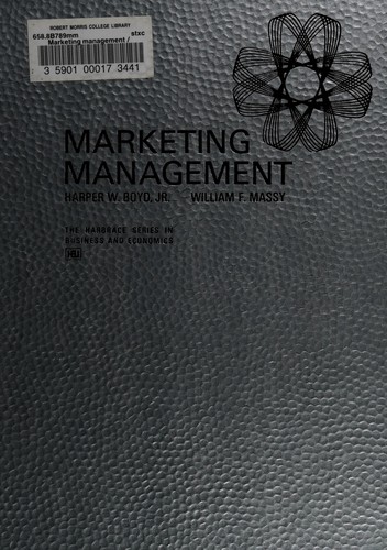 Cover for Marketing management