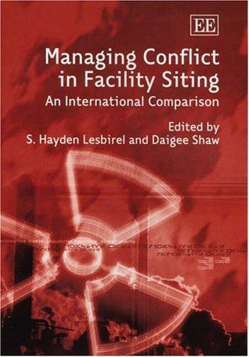 Cover for Managing conflict in facility siting