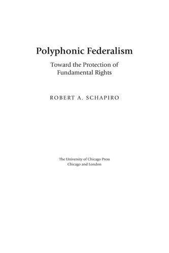 Cover for Polyphonic federalism