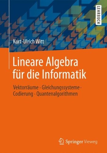 Cover for Lineare Algebra für die Informatik