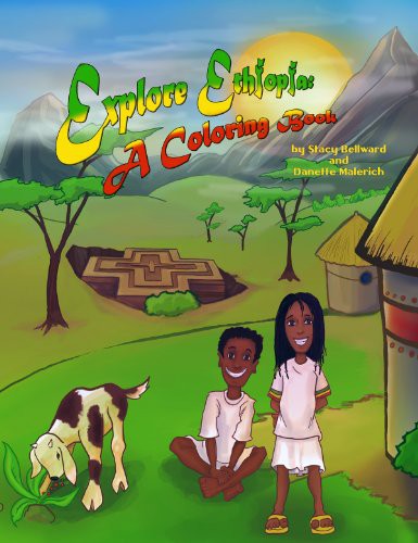 Cover for Explore Ethiopia - A Coloring Book