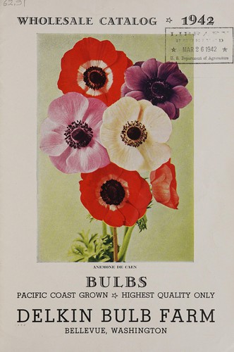 Cover for Bulbs, Pacific Coast grown, highest quality only