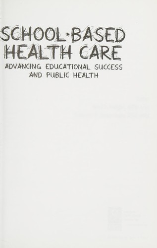 Cover for School-based health care