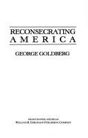 Cover for Reconsecrating America