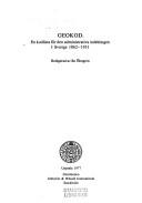 Cover for GEOKOD