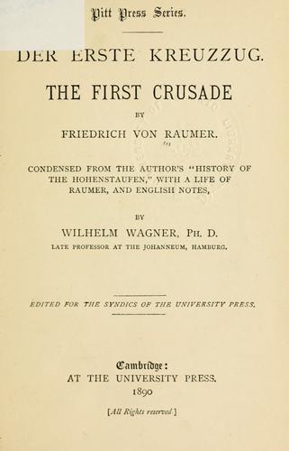 Cover for Der erste Kreuzzug