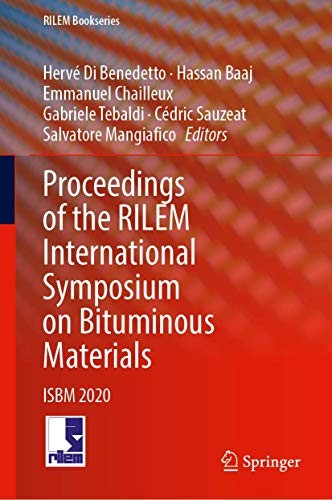 Cover for Proceedings of the RILEM International Symposium on Bituminous Materials