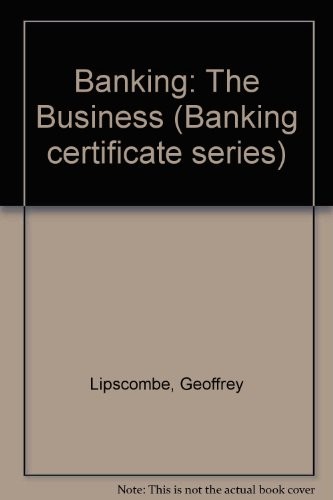 Cover for Banking (Banking Certificate Series)