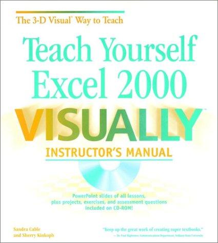 Cover for Teach Yourself Excel 2000 VISUALLY