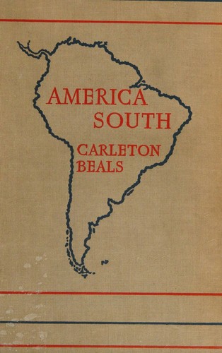 Cover for America south,