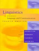 Cover for Linguistics