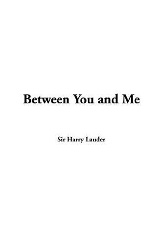 Cover for Between You And Me