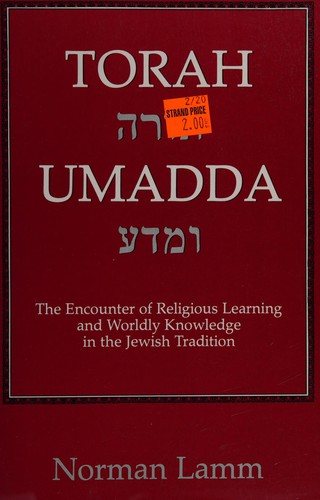 Cover for Torah Umadda