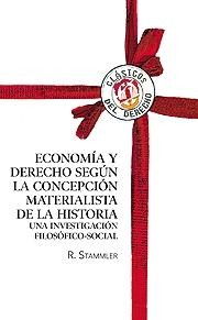 Cover for Economía y derecho según la concepción materialista de la historia
