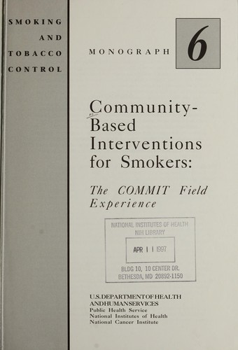 Cover for Community-based interventions for smokers
