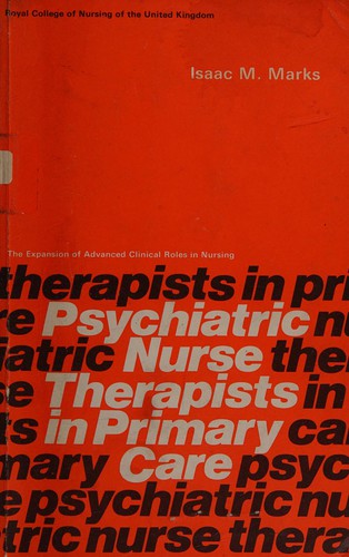Cover for Psychiatric nurse therapists in primary care