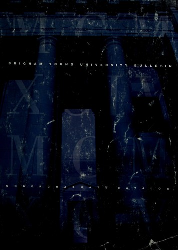 Cover for Undergraduate catalog