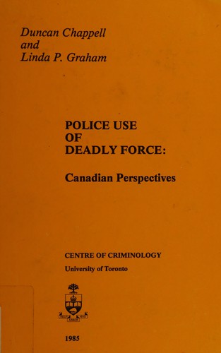 Cover for Police use of deadly force