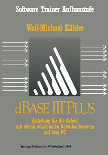 Cover for dBase Iii Plus