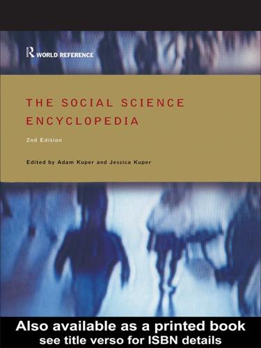 Cover for The Social Science Encyclopedia