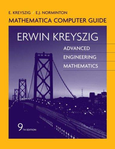 Cover for Advanced Engineering Mathematics, Mathematica Computer Guide