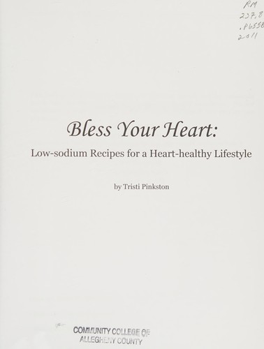 Cover for Bless your heart