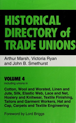 Cover for Historical Directory of Trade Unions