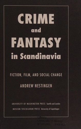Cover for Crime and Fantasy in Scandinavia