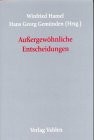 Cover for Außergewöhnliche Entscheidungen.