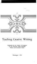 Cover for Teaching creative writing.