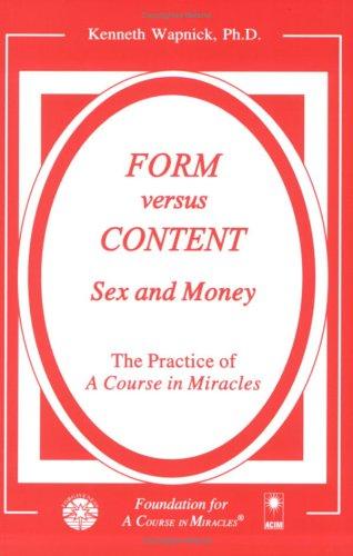 Cover for Form vs. content