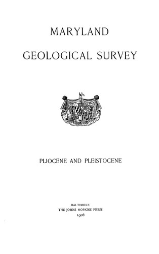 Cover for Pliocene and Pleistocene