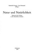 Cover for Natur und Natürlichkeit