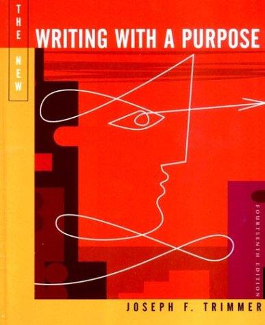 Cover for The new writing with a purpose