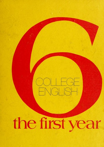 Cover for College English: the first year