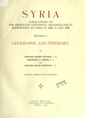 Cover for Publications: Divisions I-IV.