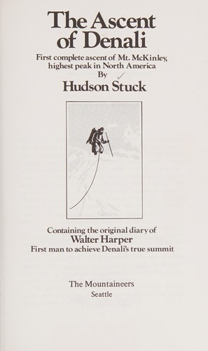 Cover for The ascent of Denali
