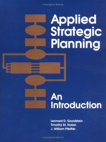Cover for Applied strategic planning