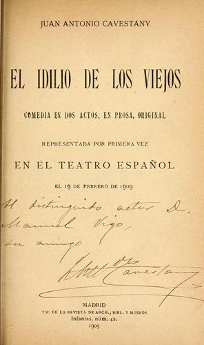 Cover for El idilio de los viejos