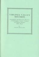 Cover for Virginia Valley Records