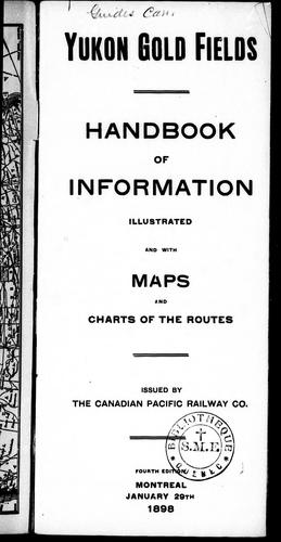Cover for Yukon gold fields